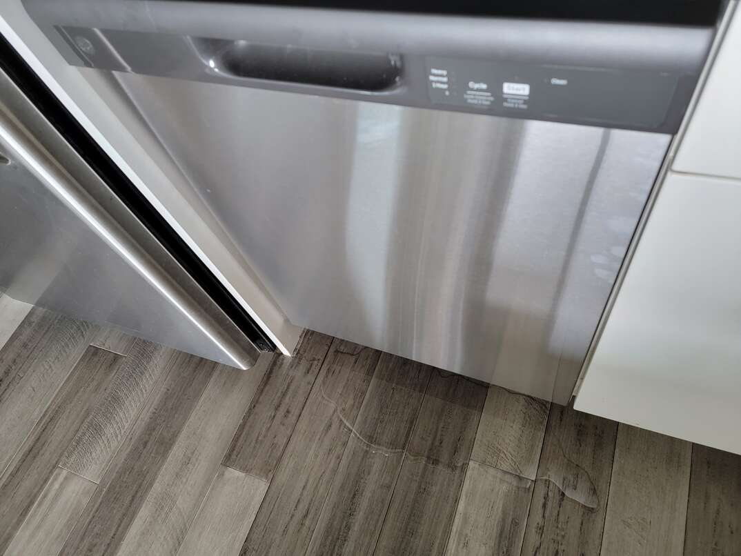 Dishwasher Water leaking we fix in Barrie