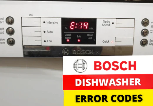 Bosch Dishwasher Error Codes