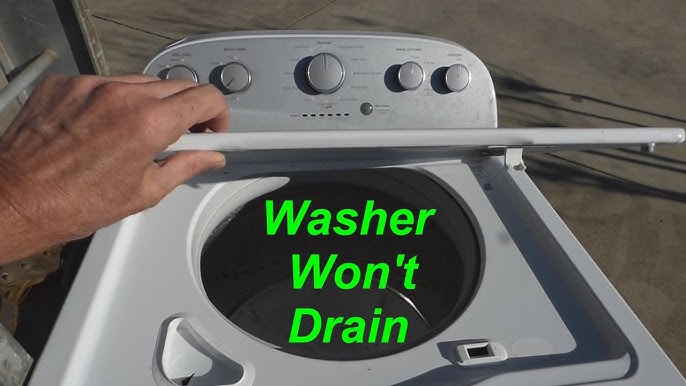 washer wont drain